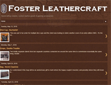 Tablet Screenshot of fosterleathercraft.com